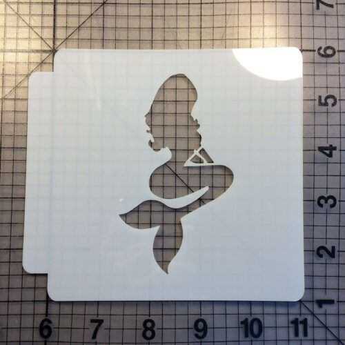 Little Mermaid Stencil 104