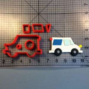 Mail Truck 101 Cookie Cutter Set