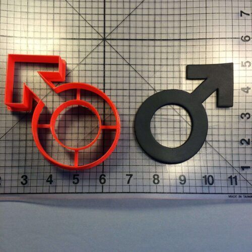 Male Symbol 101 Cookie Cutter