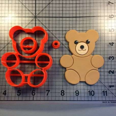 Teddy Bear 100 Cookie Cutter Set