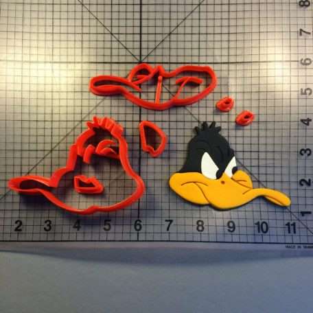 Daffy Duck Face 100 Cookie Cutter Set