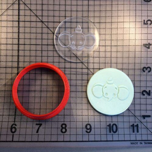 Dumbo 100 Cookie Cutter and Stamp (embossed 1)