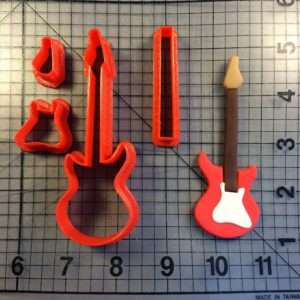 Electric Guitar 100 Cookie Cutter Set