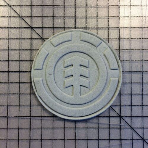 Element Logo 100 Cookie Cutter and Stamp (embossed 2)
