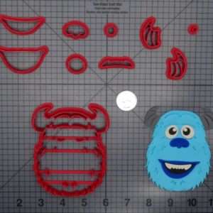 Monsters Inc - Sulley Head 266-E619 Cookie Cutter Set