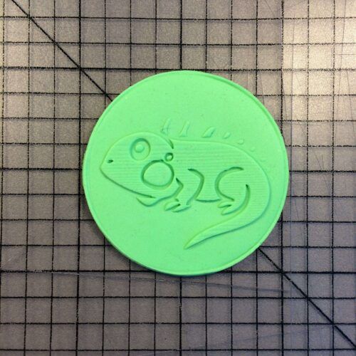 Lizard 100 Cookie Cutter and Stamp (embossed 2)