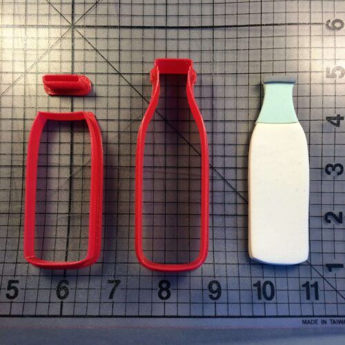 Milk Bottle 100 Cookie Cutter Set