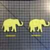 Elephant 101 Cookie Cutter and Acrylic Stamp