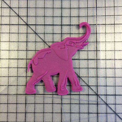 Elephant 102 Cookie Cutter and Stamp (embossed 2)