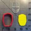 Iron Man 102 Cookie Cutter and Acrylic Stamp
