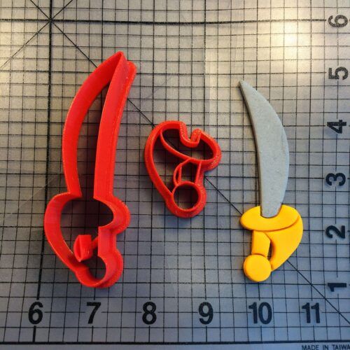 Pirate Sword 100 Cookie Cutter Set