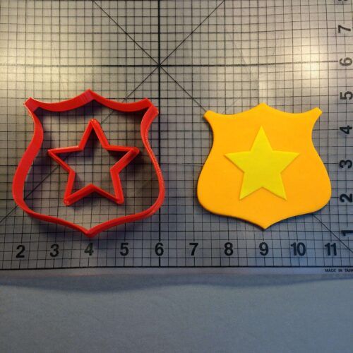 Police Badge 103 Cookie Cutter Set