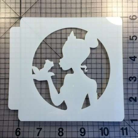 Princess and the Frog Stencil 100