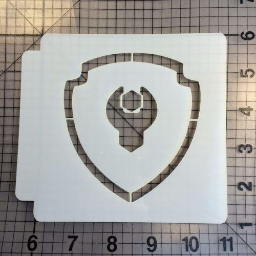 Rubble Logo Stencil 100