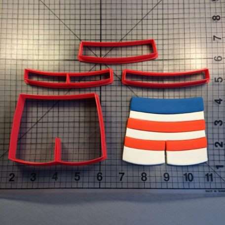 Swimming Trunks 100 Cookie Cutter Set