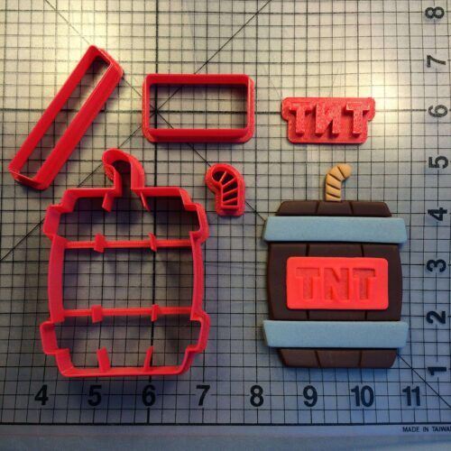 TNT Barrel 100 Cookie Cutter Set