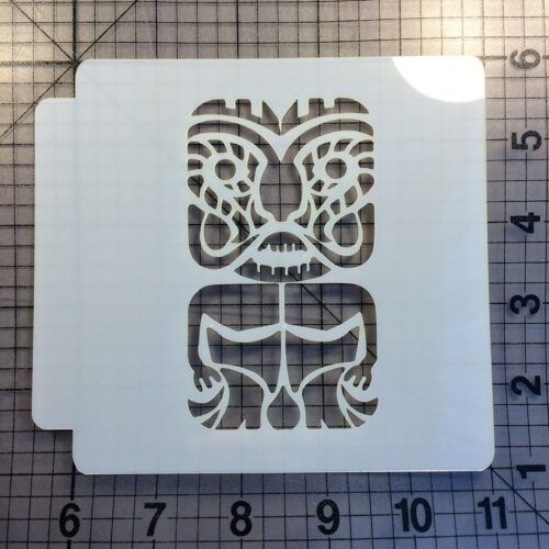 Tiki Stencil 104