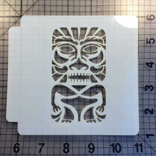 Tiki Stencil 107