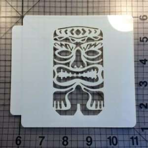 Tiki Stencil 108