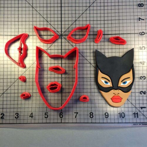 Cat Woman Face 100 Cookie Cutter Set