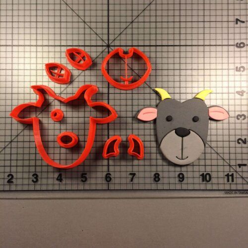 Goat Face 100 Cookie Cutter Set