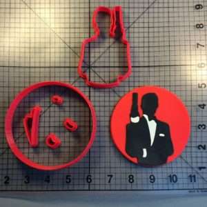 James Bond 100 Cookie Cutter Set