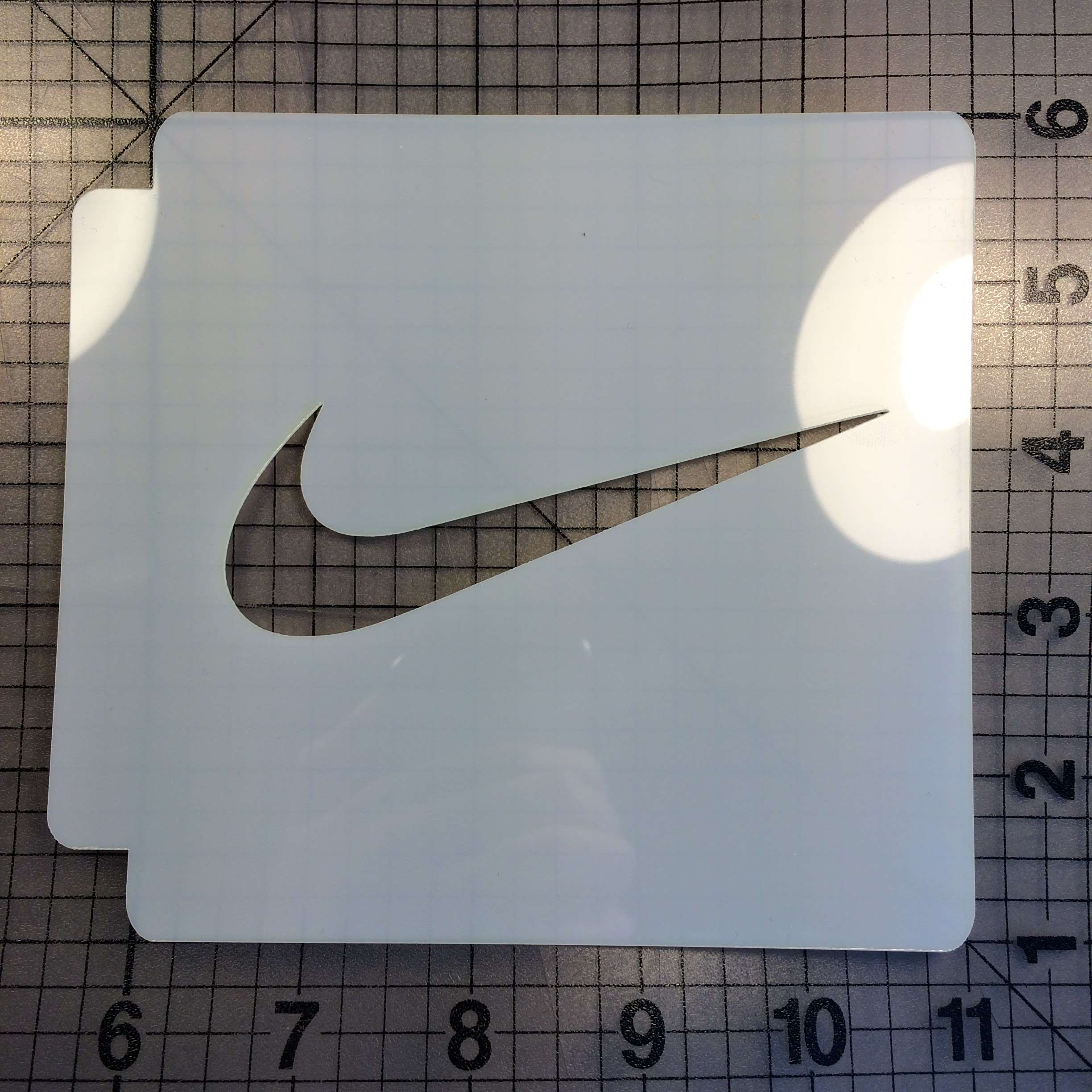 Lógico Deshabilitar Autorización Nike Swoosh 783-B782 Stencil | JB Cookie Cutters