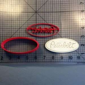 Peterbilt Logo Cookie Cutter and Stamp