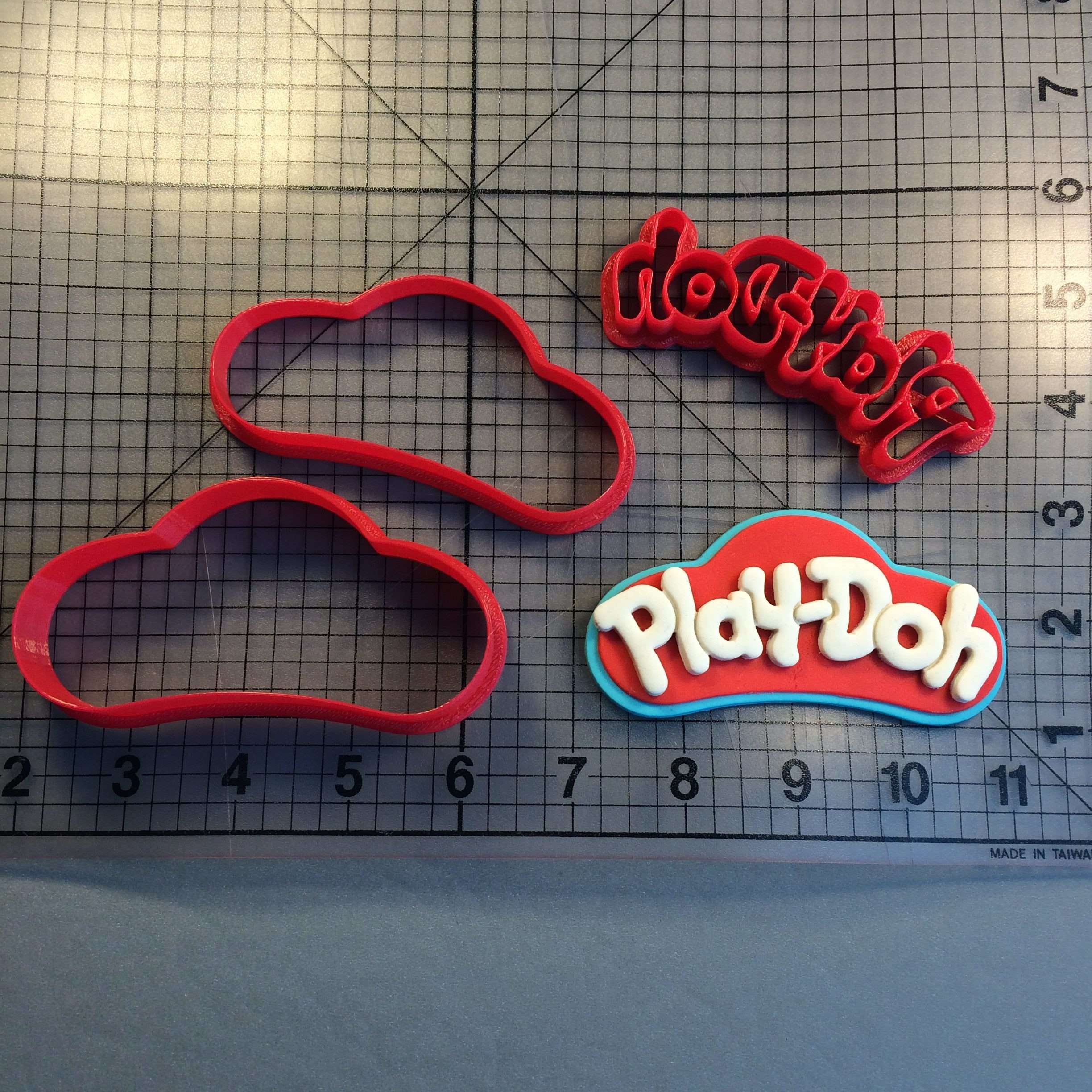 Playdoh Logo Cookie Cutter Set