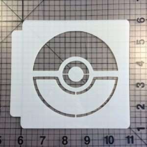 Pokeball Stencil 100