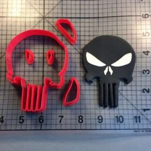 Punisher Logo Cookie Cutter Set