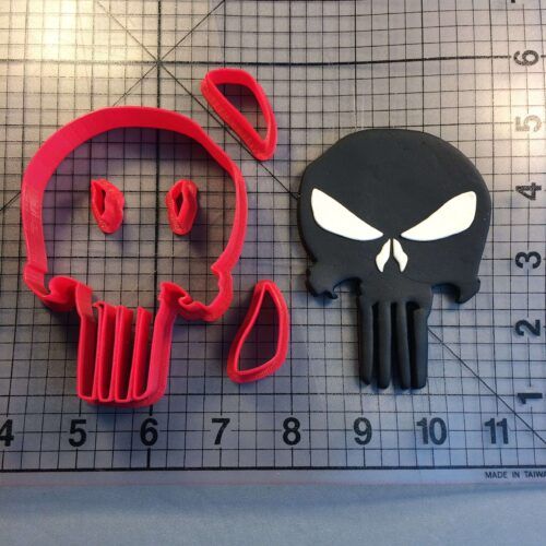 Punisher Logo Cookie Cutter Set