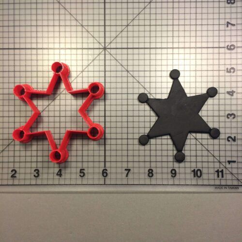 Sheriff Badge 100 Cookie Cutter