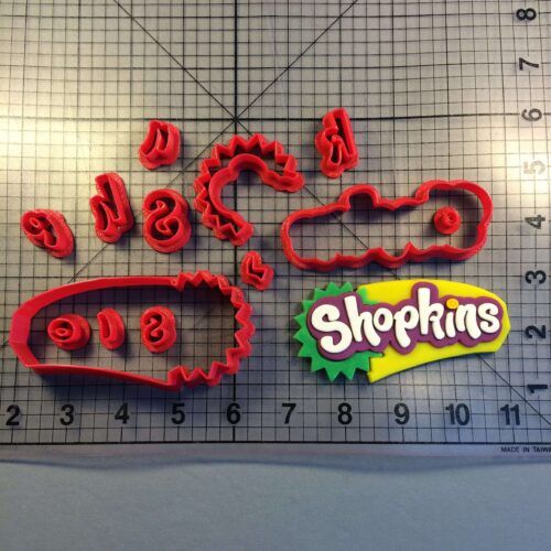 Shopkins Logo Cookie Cutter Set