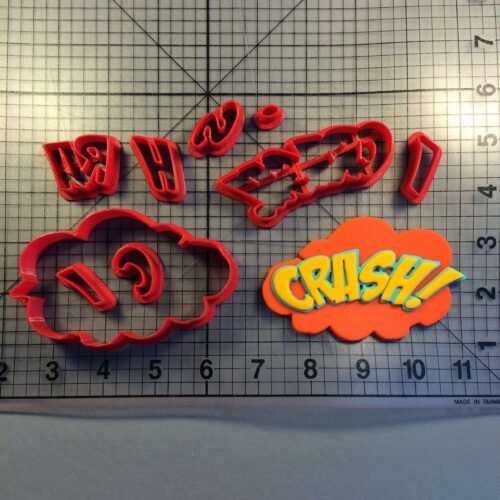Sign Crash! 100 Cookie Cutter Set