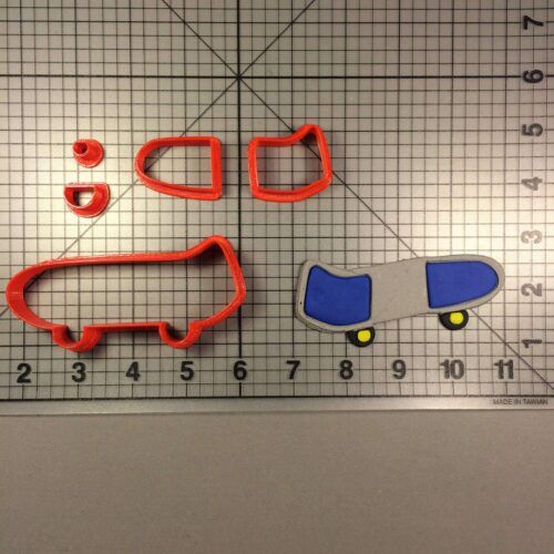 Skateboard 101 Cookie Cutter Set