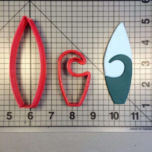 Surf Board 100 Cookie Cutter Set