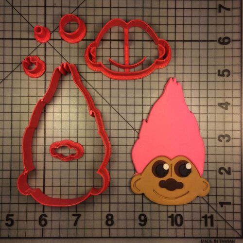 Troll Doll Face 100 Cookie Cutter Set