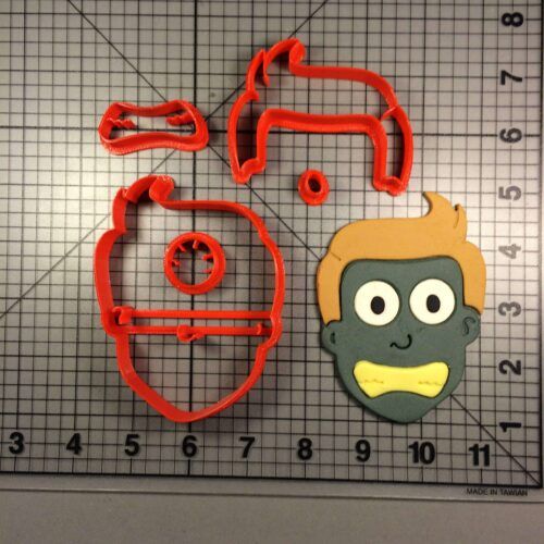 Zombie Face 100 Cookie Cutter Set