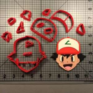 Pokemon- Ash Face 100 Cookie Cutter Set