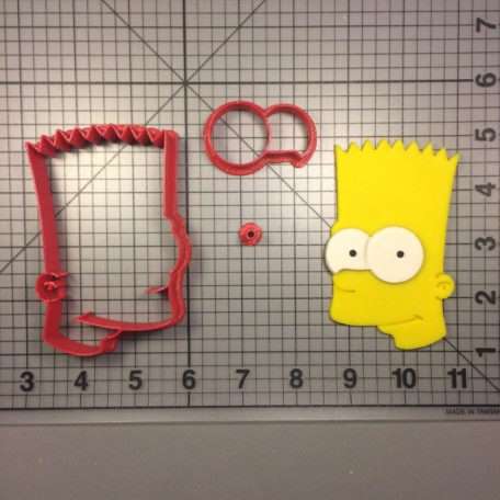 The Simpsons- Bart Simpson 100 Cookie Cutter Set