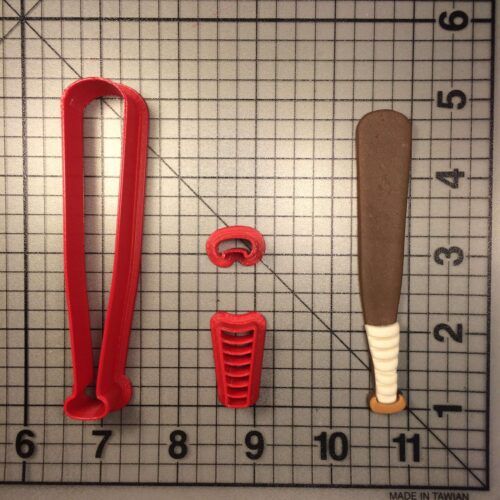 Baseball Bat 100 Cookie Cutter Set