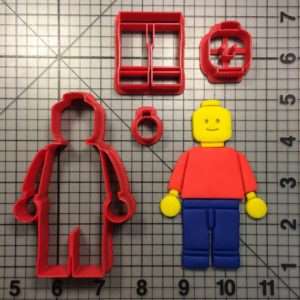 Basic Lego Character Cookie Cutter Set