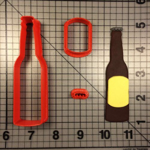 Beer Bottle 100 Cookie Cutter Set