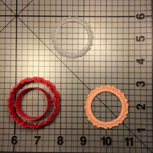 Border 100 Cookie Cutter and Stamp (embossed 1)