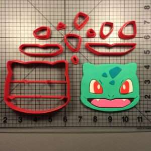 Bulbasaur Face 100 Cookie Cutter Set