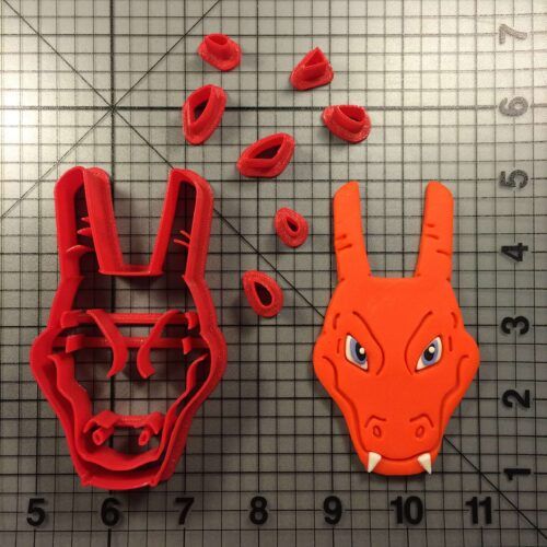 Charizard Face 100 Cookie Cutter Set