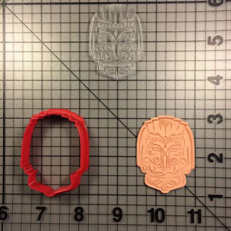 Culture Mask 102 Cookie Cutter and Stamp (embossed 1)
