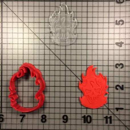 Diablo 100 Cookie Cutter and Stamp (embossed 1)