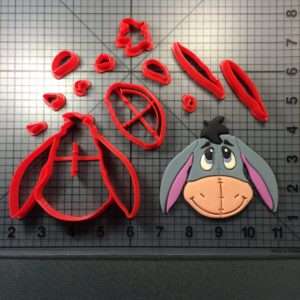 Winnie the Pooh- Eeyore Face Cookie Cutter Set